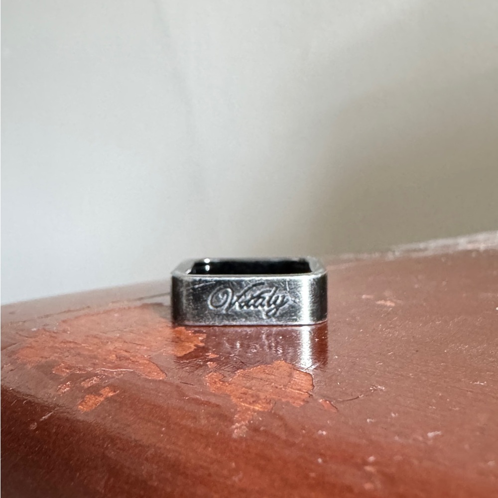 Vitaly Black Square Ring - All Genders